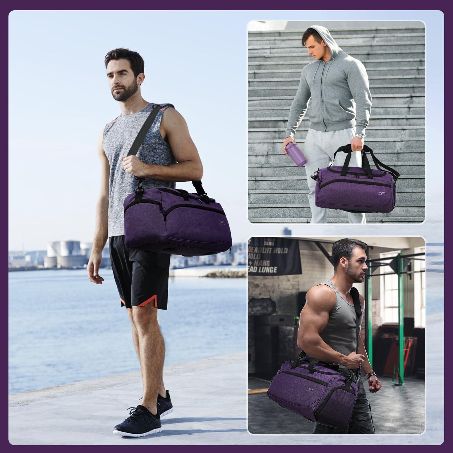 35L Sport- und Reisetasche für Damen und Herren mit Schuh- und