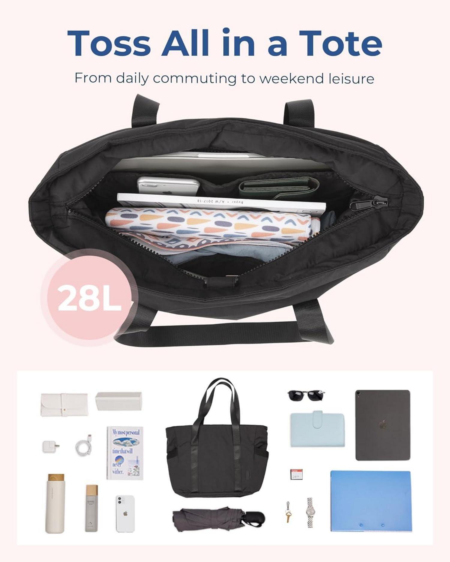 Bagsmart Damen Reisetasche Groß Wasserdicht Yoga Sauna Schwimmen