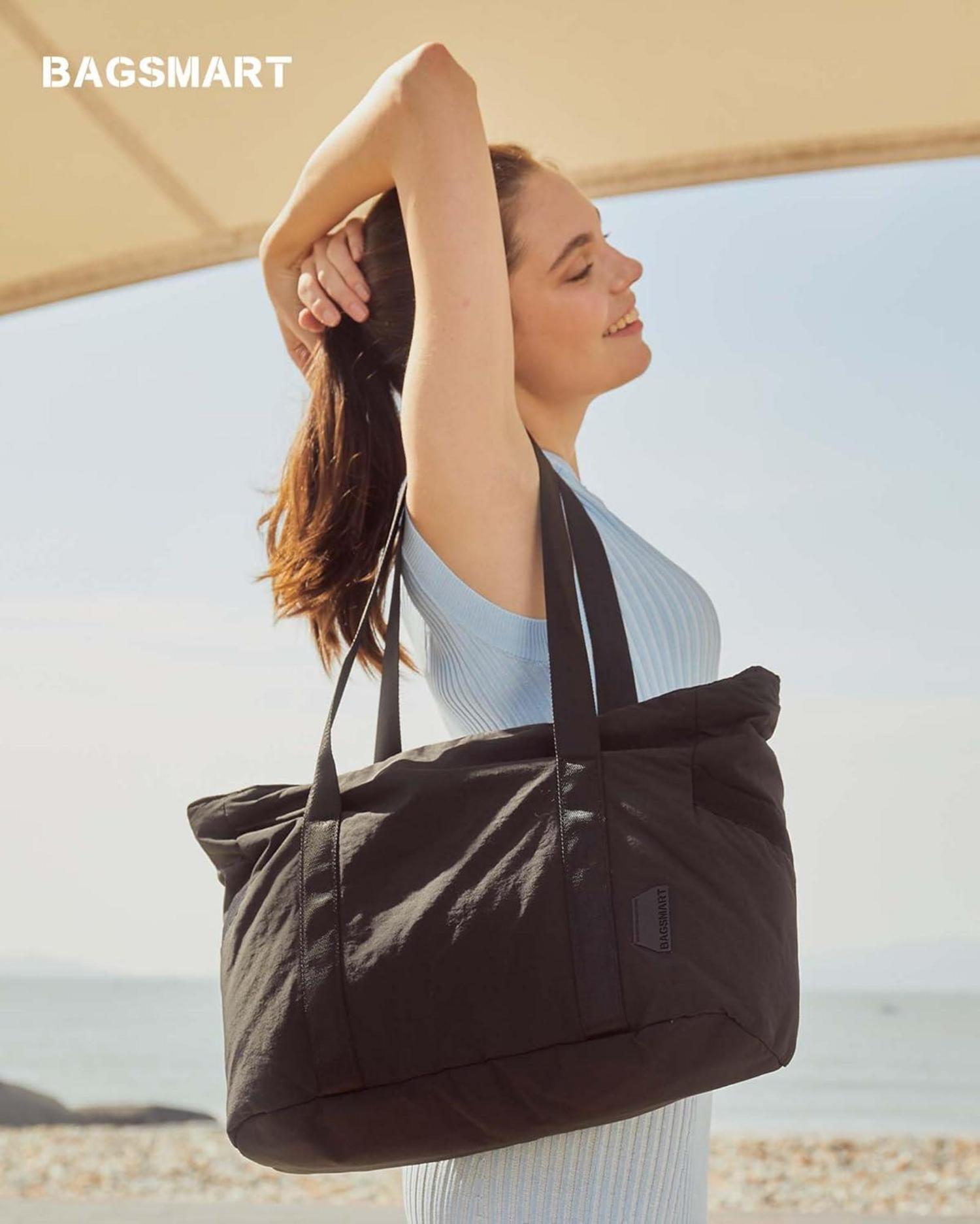 Bagsmart Damen Reise Sporttasche Groß Wasserdicht Yoga Handgepäck