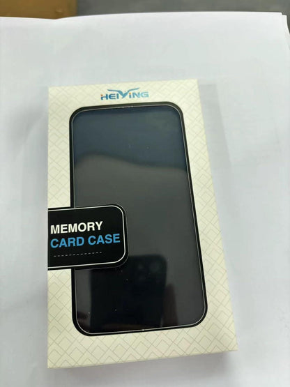 HEIYING Speicherkarten Etui für SD und Micro SD Karten Schwarz