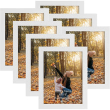 Bilderrahmen Set 15x20 cm Weiß Collage Fotorahmen 7er-Pack