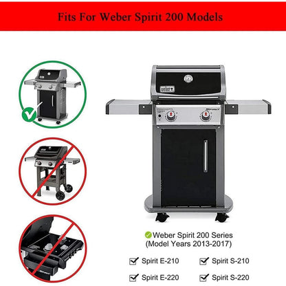 Grill Zubehör Brennerabdeckung für Weber Spirit I & II 200