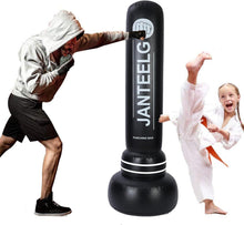 Boxsack Kinder Stehend 180cm Aufblasbar für Karate MMA Taekwondo