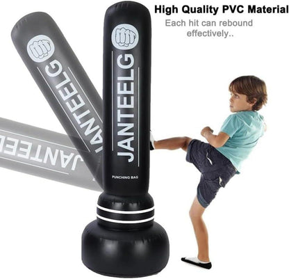 Boxsack Kinder Stehend 180cm Aufblasbar für Karate MMA Taekwondo