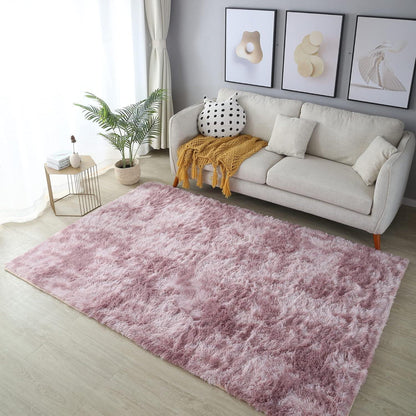 Weicher Hochflor Shaggy Teppich 120x160 cm Rosa Lila