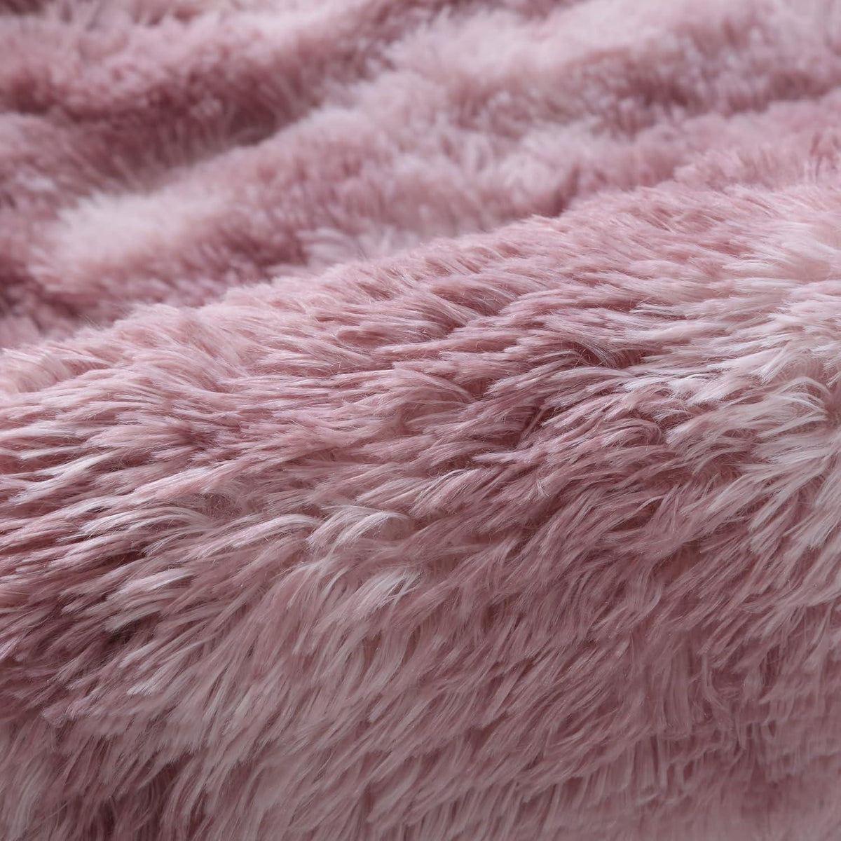 Weicher Hochflor Shaggy Teppich 120x160 cm Rosa Lila