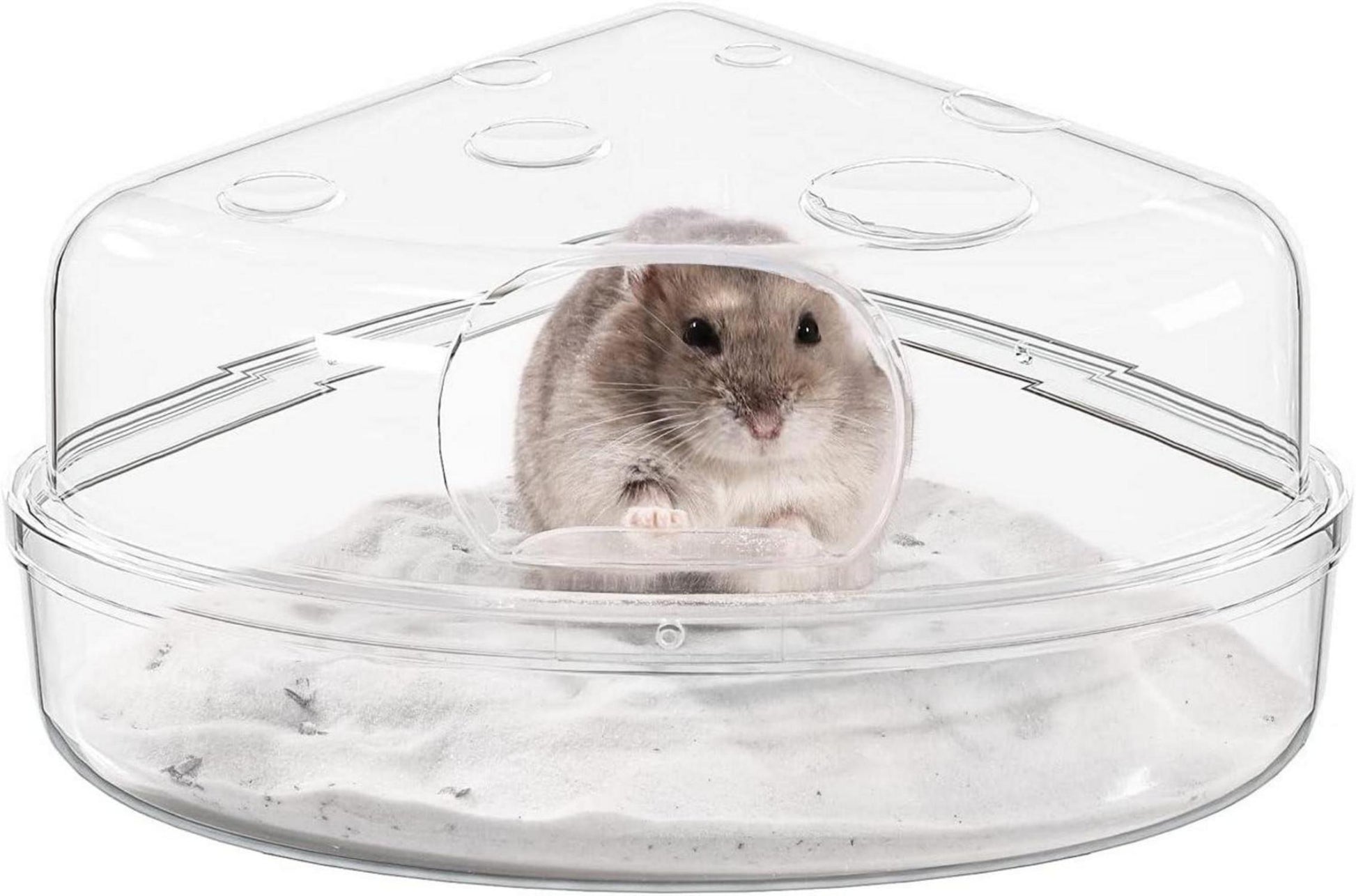 Hamster Sand Bath, Hörnchen Sand Toilette, Transparent