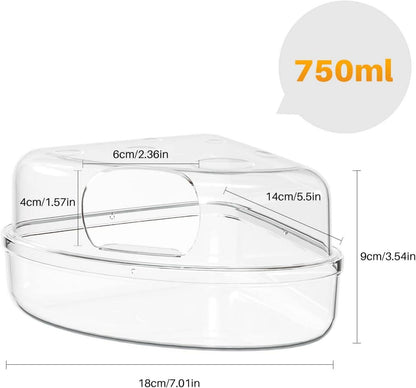 Hamster Sand Bad Toilette Sand Container für Chinchilla