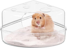 Hamster Sandbad Transparentes Sandkasten Toilette Trockenbad