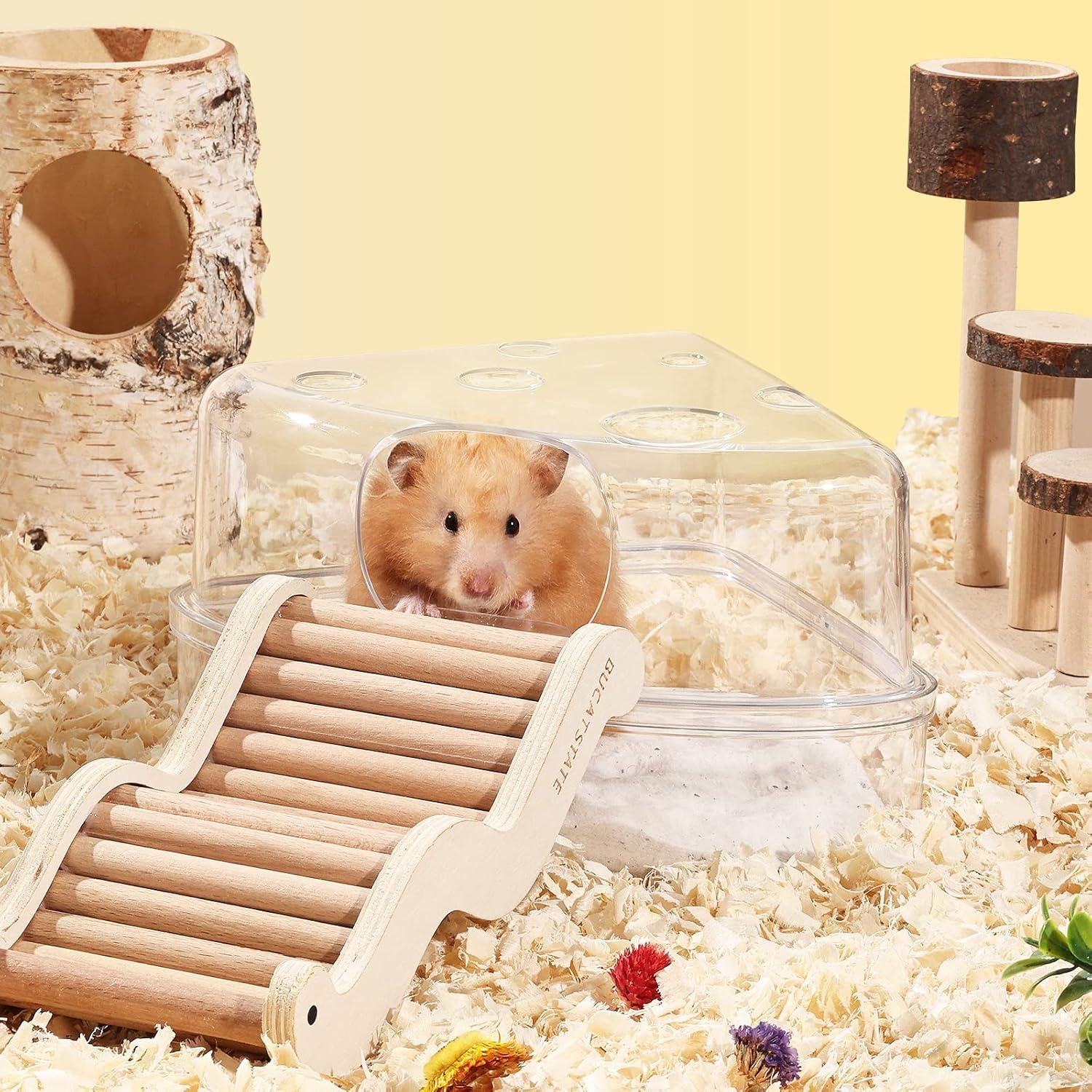 Transparentes Hamster Sandbad Badezimmer Sandkasten für Chinchilla Gerbil