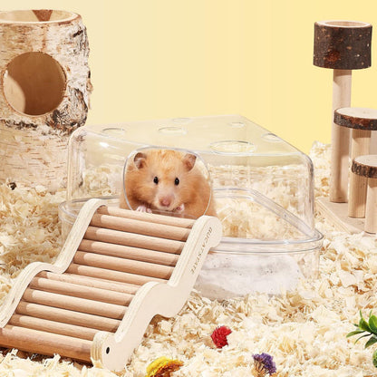 Transparentes Hamster Sandbad Badezimmer Sandkasten für Chinchilla Gerbil
