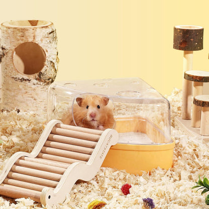 Hamster Sandbad Sand Trockenbad Chinchilla Gerbil Gelb