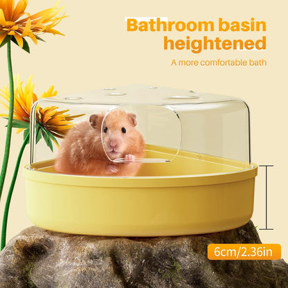 BUCATSTATE Hamster Sandbad für Chinchilla, Goldene Bären, Gerbil