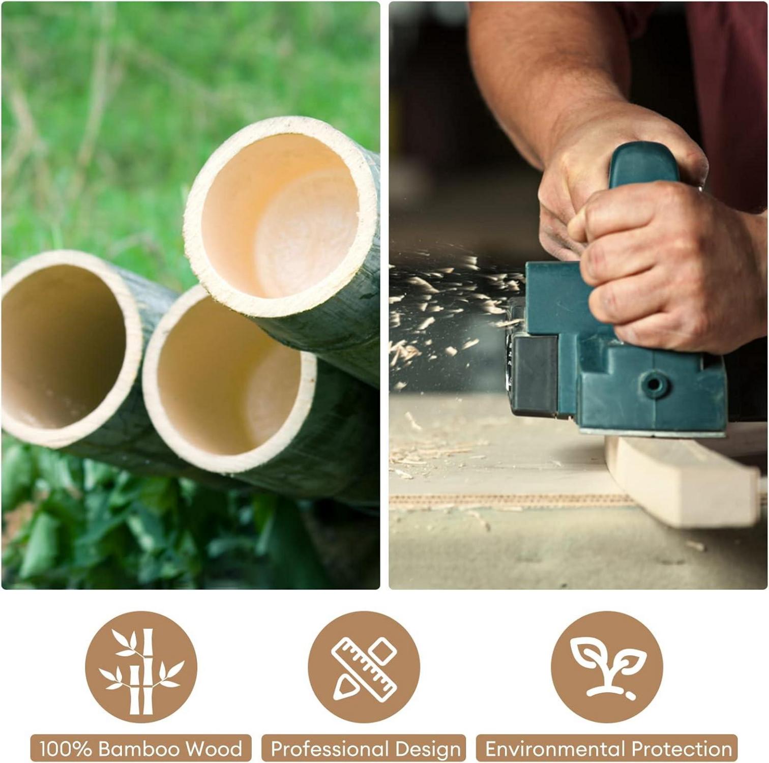 Hamster Futterspielzeug aus Bambus - 2 Stück - Interaktives