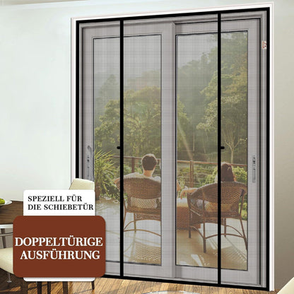 Fliegengitter Tür Magnetisch 160x230cm – Insektenschutz Doppeltür