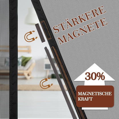 Fliegengitter Tür Magnetisch 160x230cm – Insektenschutz Doppeltür