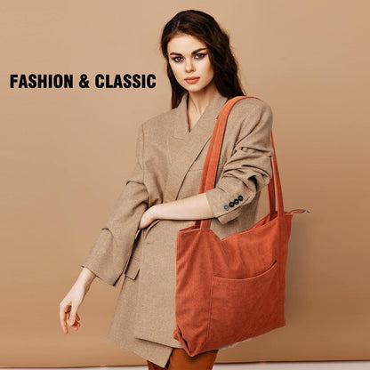 Captain Blues Cord Umhängetasche Damen Groß Tote Bag für