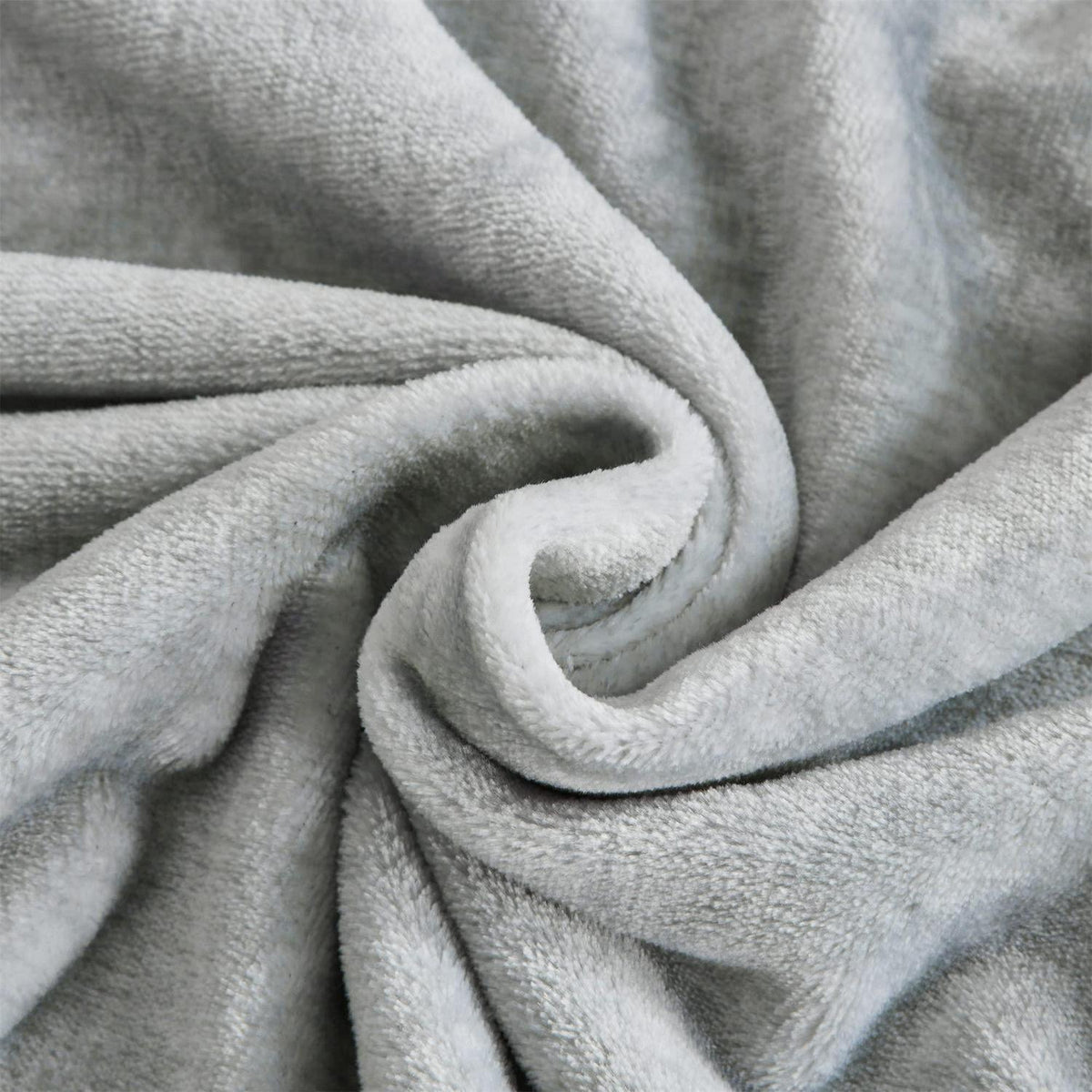 Damier Winter Plüsch Bettwäsche Set Grau 200x200cm