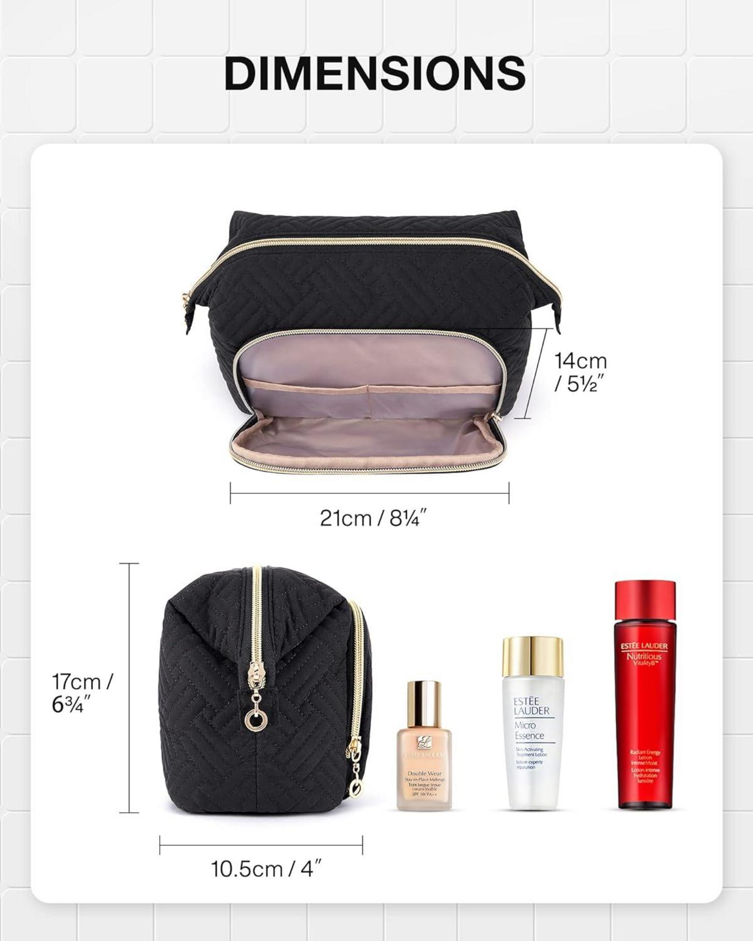 Kosmetiktasche Schminktasche Makeup Bag große offene Tasche Toilettenartikel