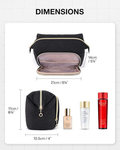 Kosmetiktasche Schminktasche Makeup Bag große offene Tasche Toilettenartikel