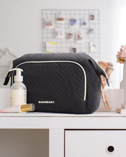 Kosmetiktasche Schminktasche Makeup Bag große offene Tasche Toilettenartikel