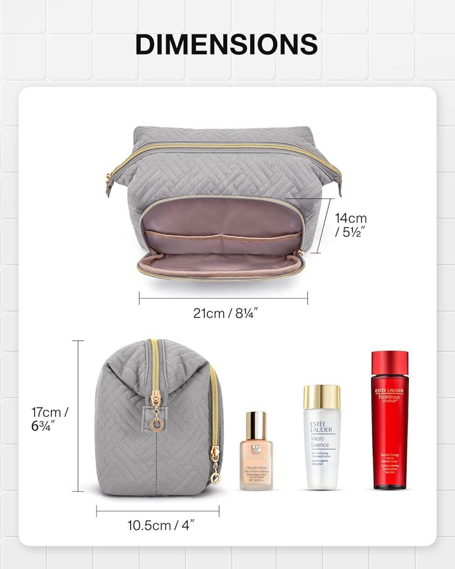 Make-up Tasche Kosmetiktasche Reise Toilettenartikel Zubehör Gray