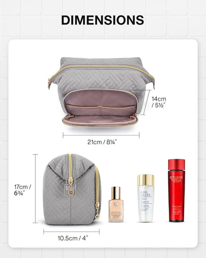 Make-up Tasche Kosmetiktasche Reise Toilettenartikel Zubehör Gray