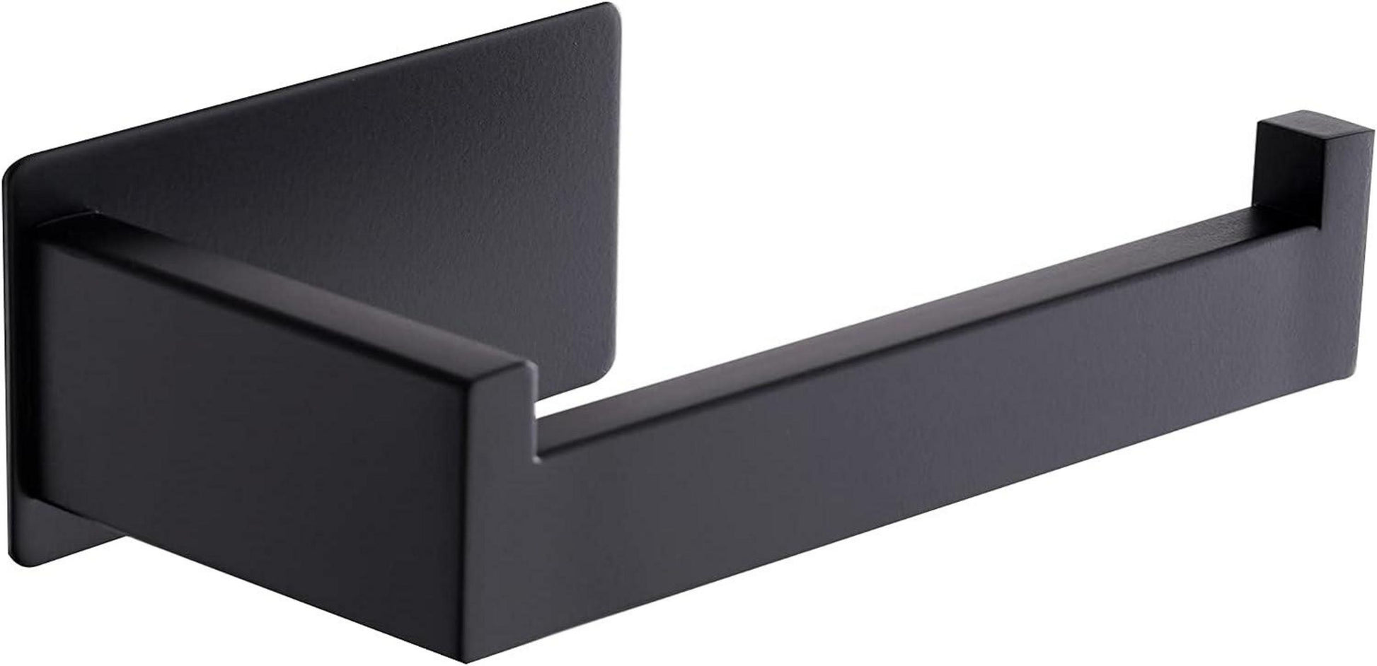 Toilettenpapierhalter selbstklebend Edelstahl Schwarz