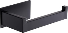 Toilettenpapierhalter selbstklebend Edelstahl Schwarz