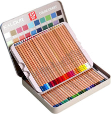 Pastellkreide-Buntstifte Set 50 Farben Kohlestifte Zeichnen Skizzieren