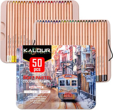 Professionelle Pastellkreide-Buntstifte Set 50 Farben