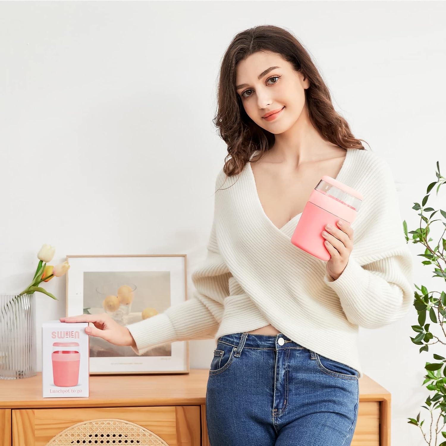 Müslibecher to go Joghurtbecher Auslaufsicher Spülmaschinenfest