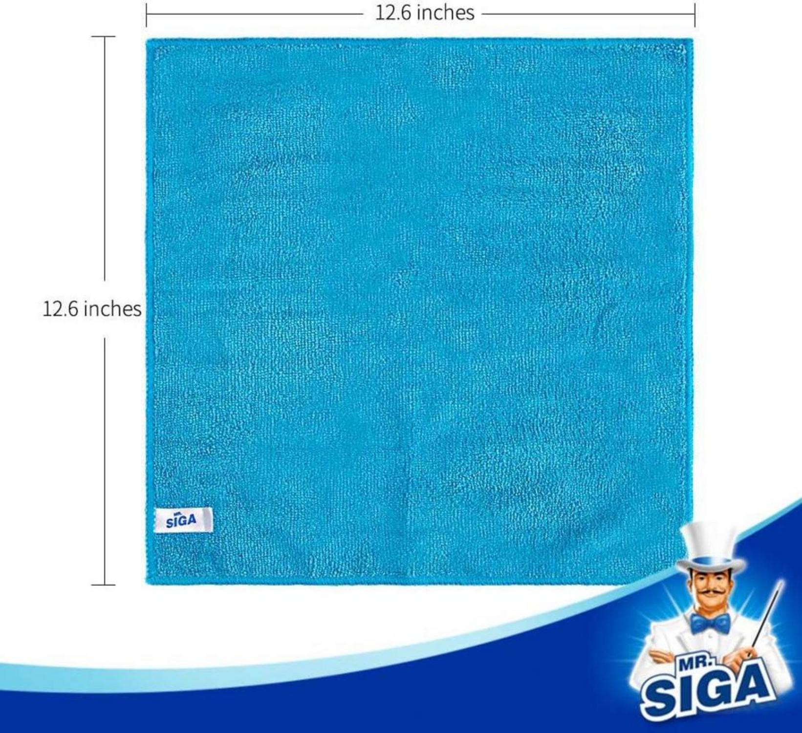 MR.SIGA Mikrofaser Reinigungstücher 20er Set 32x32 cm Fusselfrei und Ultraweich