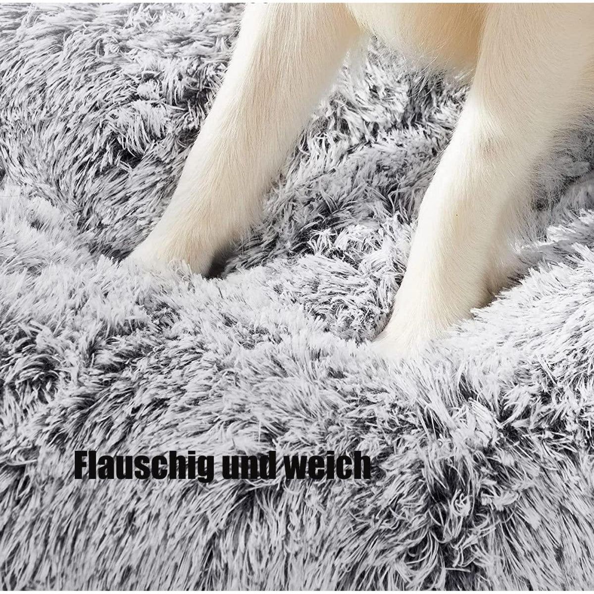 Flauschiges Hundebett 122x83cm – Weiche Polsterung & Waschbar
