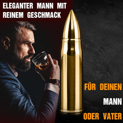 Whiskey Steine Edelstahl Eiswürfel Holzfass Weihnachtsgeschenk