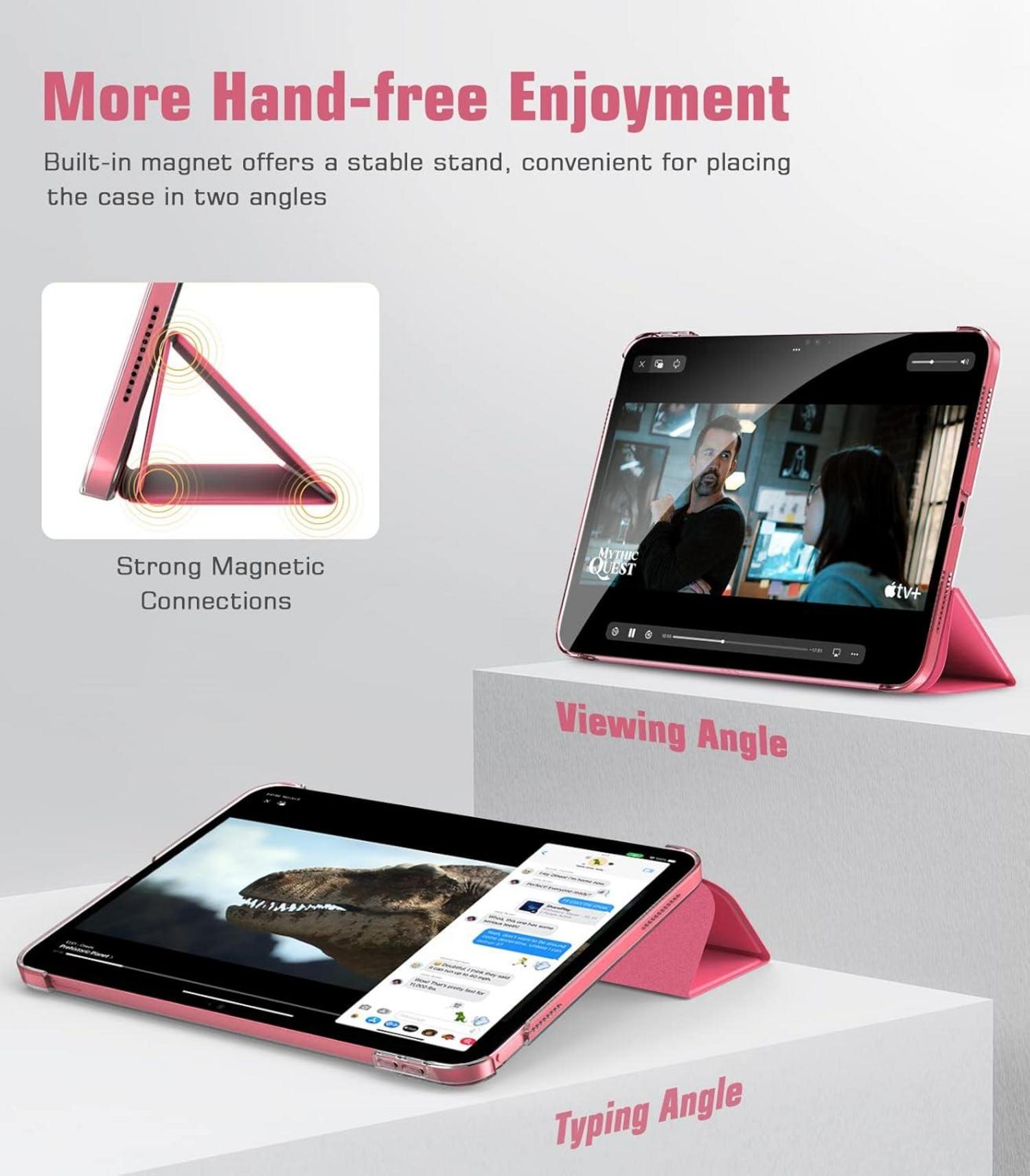 iPad 10.9 Zoll 2022 Hülle Smart Case Cover Wassermelone Rot