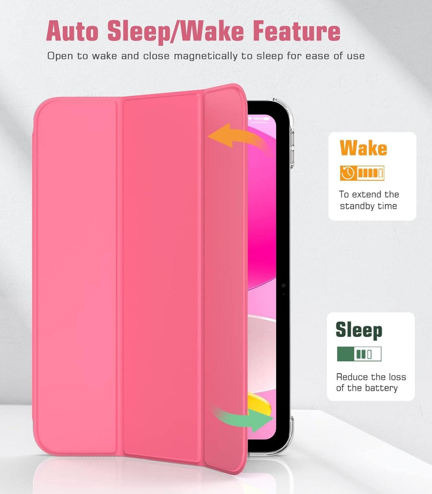 Smart Case Cover für iPad 10.Generation 10,9 Zoll 2022 - Schlank Schutzhülle