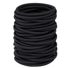 Haargummi Set Schwarz, Elastische Haarbänder, 32 Stück