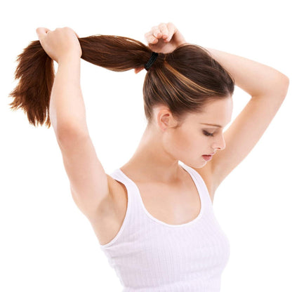 32 Stück Schwarz Haargummi für Damen Mädchen, Elastisch Pferdeschwanz Scrunchie