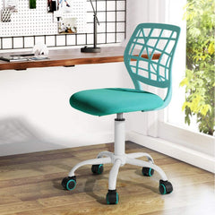 Bürostuhl Schreibtischstuhl Türkis Ergonomisch Stoffsitz