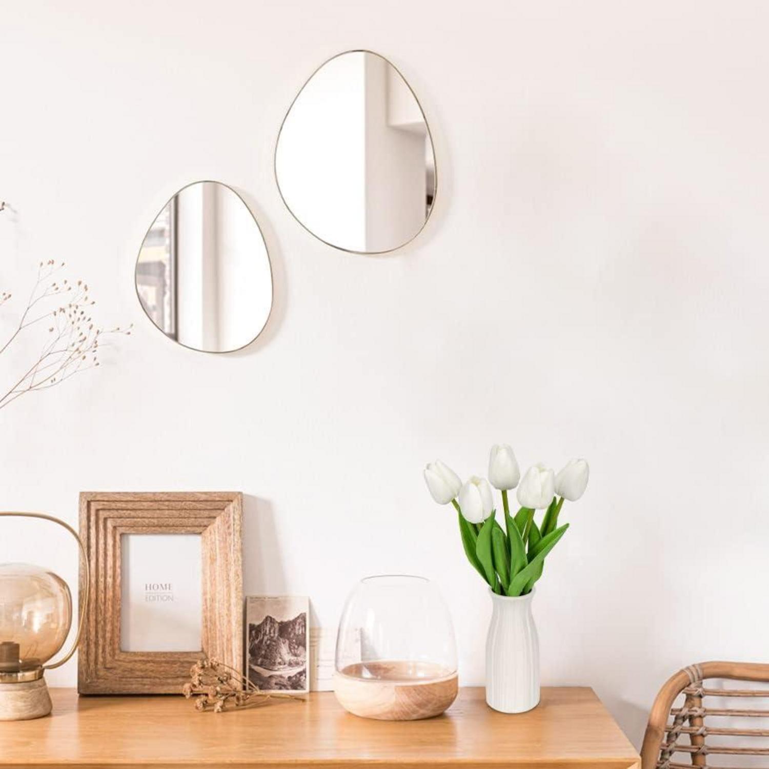 Künstliche Tulpen Blumen Real Touch 30 cm Deko Kunstpflanze mit Keramikvase