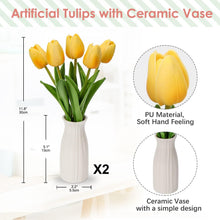 Künstliche Tulpen Blumen Real Touch Höhe 30 cm mit