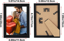 Bilderrahmen Set Schwarz 13x18 cm Collage Fotorahmen