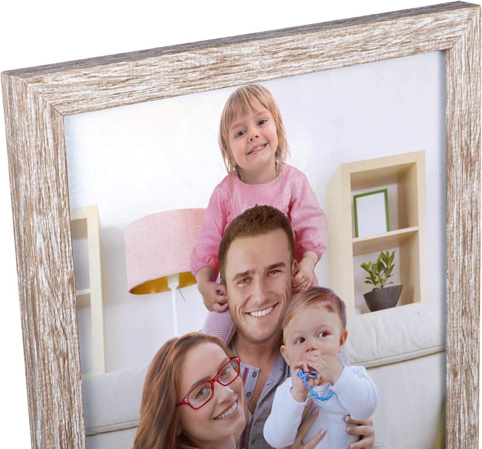 12er Bilderrahmen Set 20x25 cm Beige - Moderne Fotorahmen Collage