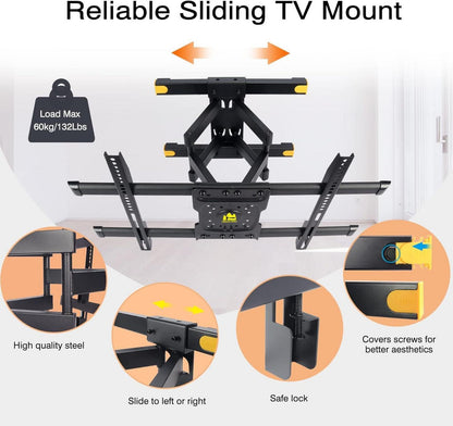 FORGING MOUNT TV Wandhalterung schwenkbar neigbar 37-75 Zoll VESA 600x400mm