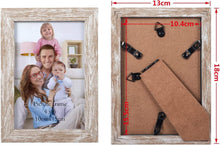 12er Set Moderne Beige Holzmaserung Bilderrahmen 10x15cm