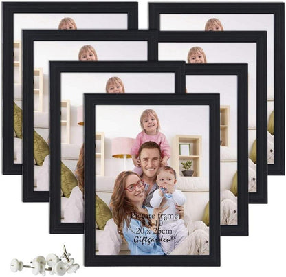 Bilderrahmen Collage Set 20x25cm Schwarz - 7er Multipack