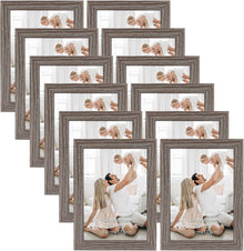 Bilderrahmen Set 12er Packung 13x18cm Grau Galerierahmen