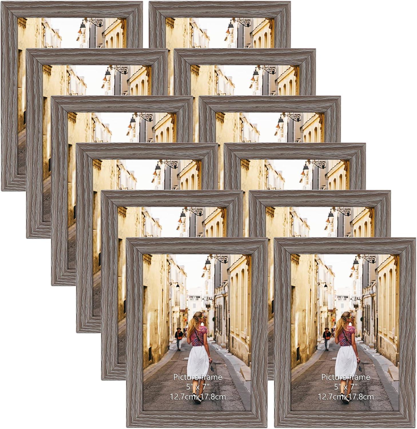 Bilderrahmen Collage 12er Set 13x18 cm Grau Galerierahmen