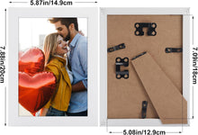 Giftgarden 7er Bilderrahmen Set 13x18cm Weiß - Collage